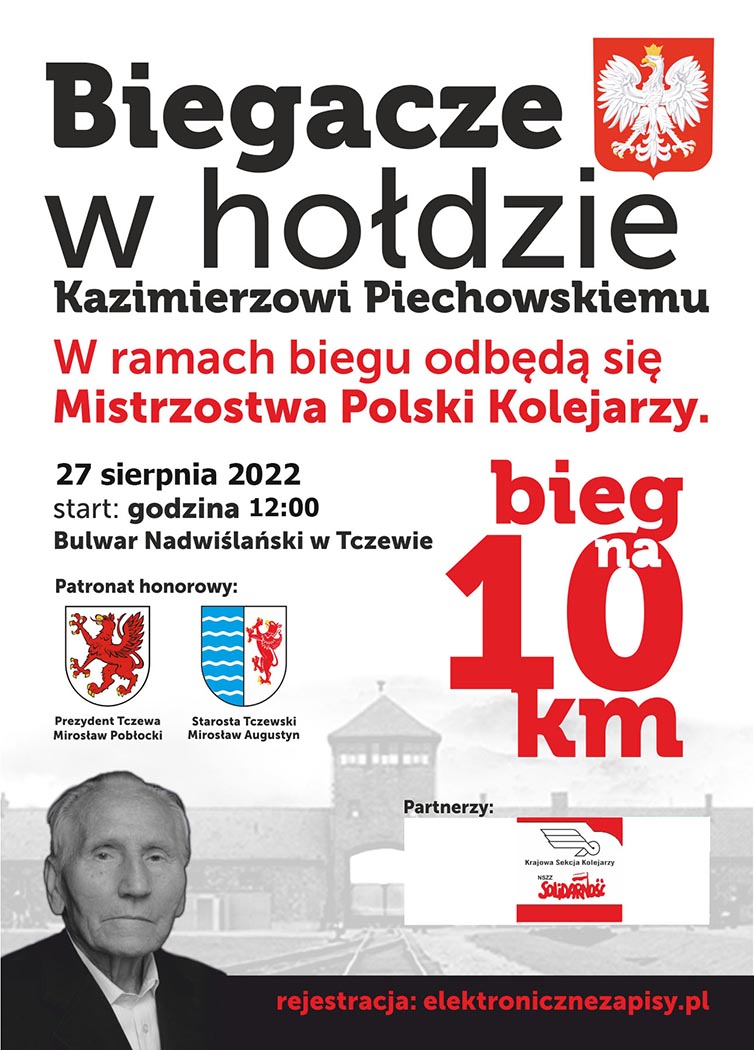 plakat bieg 10 km Tczew