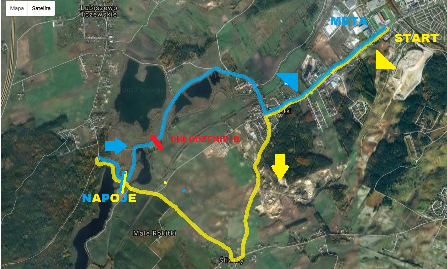 mapka silgan ćwierćmaraton 2023